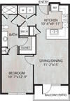 A1 Floorplan A1 Floorplan at Dwell at Legacy