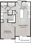 A2 Floorplan A2 Floorplan at Dwell at Legacy
