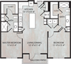B2 Floorplan B2 Floorplan at Dwell at Legacy