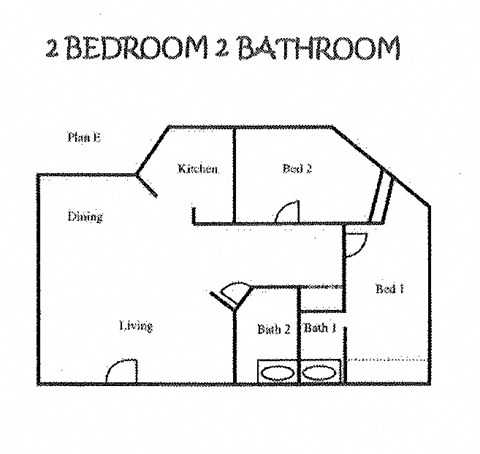 Alder Court Santa Ana, CA 2 Bedroom 2 Bathroom 895 SF