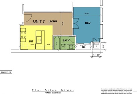 420 E. Grace St. 1 Bed Apartment for Rent - Photo Gallery 17