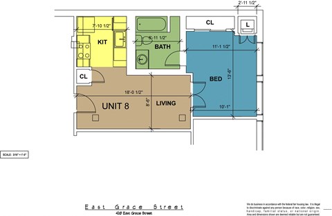 420 E. Grace St. 1 Bed Apartment for Rent - Photo Gallery 18