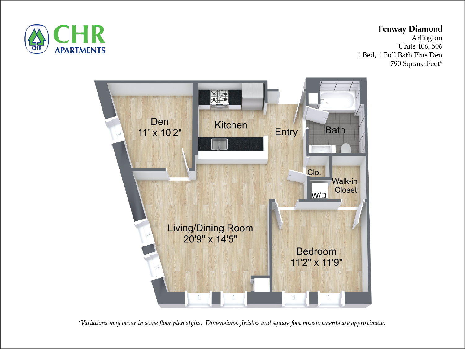 2 Bed/1 Bath with Open Floorplan
