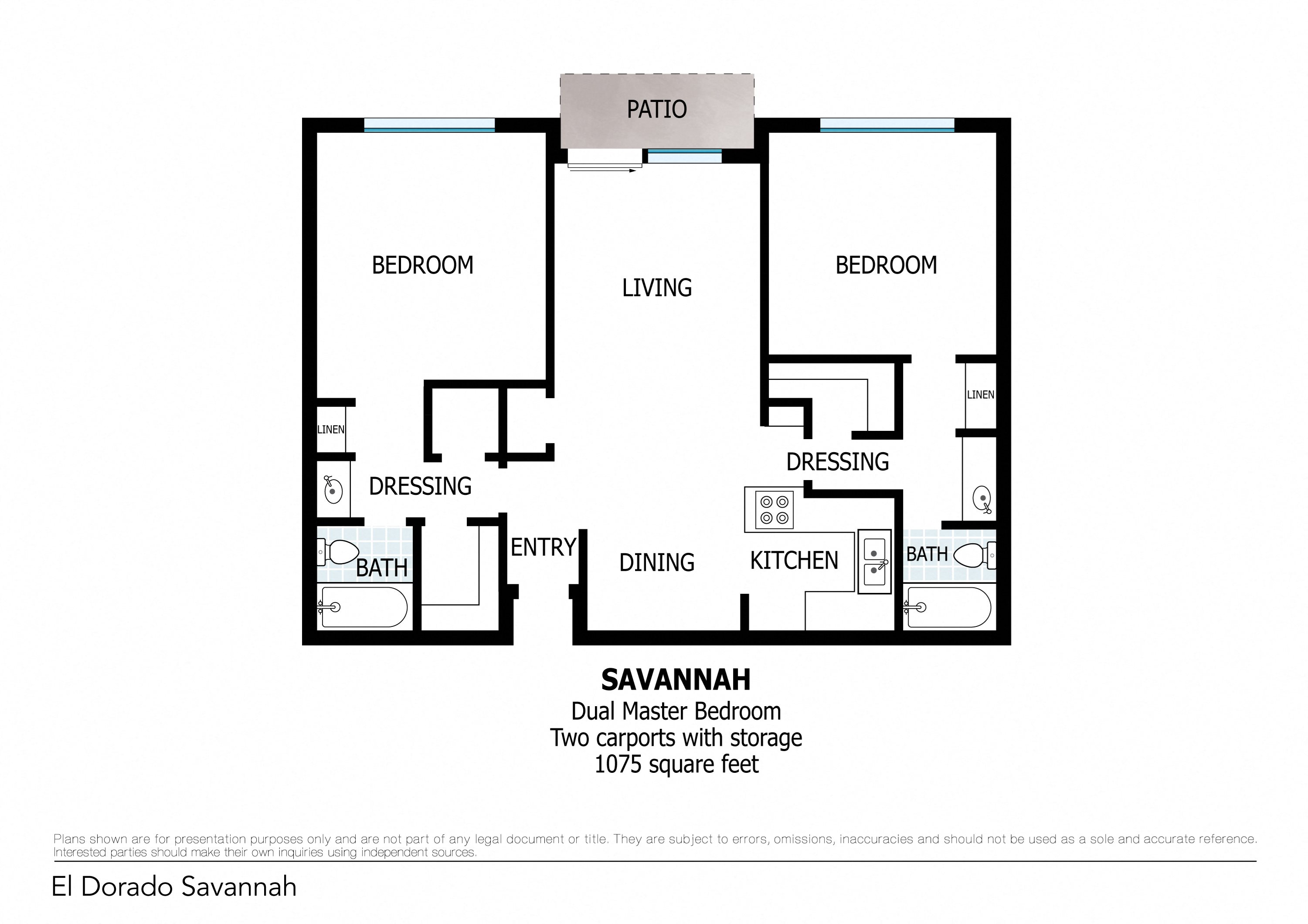 Two Bedroom Floor Plan 2