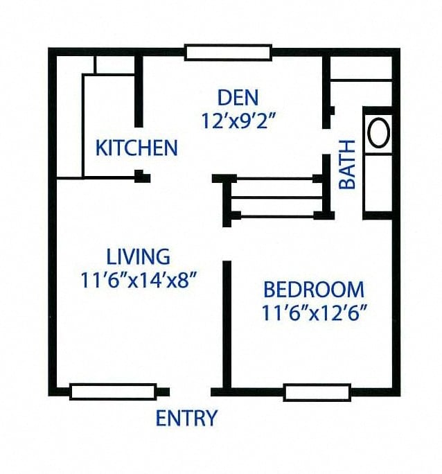 One Bedroom with Den