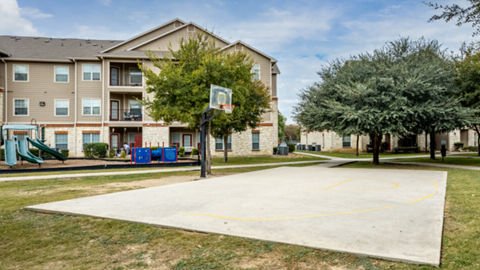 our apartments are equipped with a basketball court and a playground
