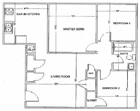 3707 Pershing Park Drive 1-3 Beds Apartment, Affordable for Rent - Photo Gallery 12