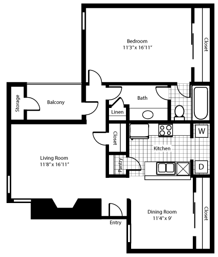 The Alpine Floor Plan 1