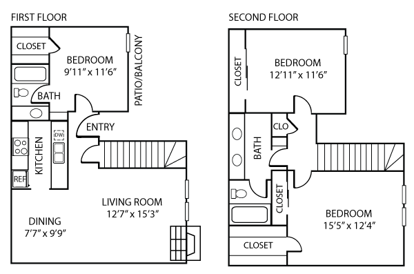 Floor Plans of Westdale Hills Bonaventure in Euless, TX