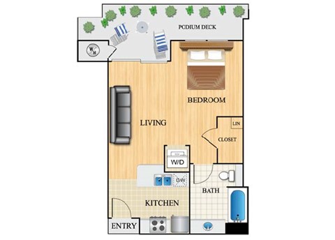 909 W. Temple Street Studio-3 Beds Apartment for Rent - Photo Gallery 19