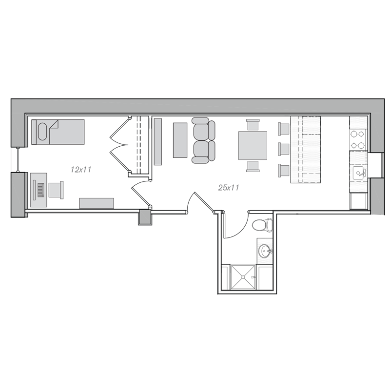 759-Square-Foot-One-Bedroom-With-Den-Floorplan-Available-For-Rent-Embassy-Tower
