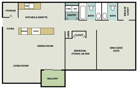 101 Brookside Drive 1-2 Beds Apartment for Rent - Photo Gallery 19