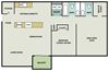 Two Bed, One A Half Bath Brookside
