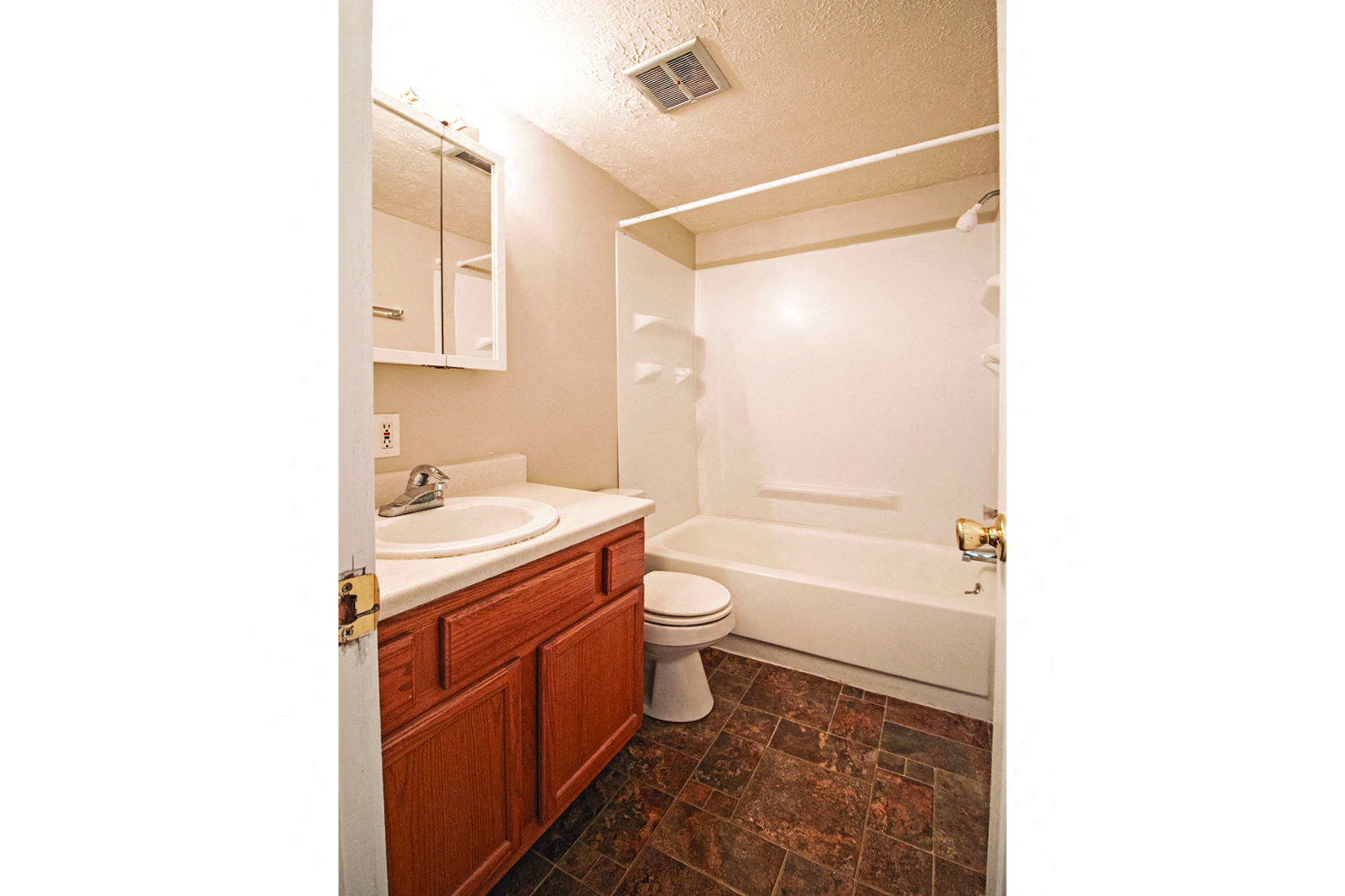 Studio, one and two bedroom floor plans at the Fairway Apartments in Ralston, NE