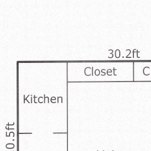 1 Bed, 1 Bath C