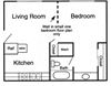 1 bedroom - A