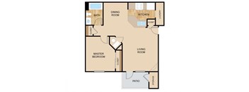 The Haworth Floor Plan, at The Vue, 2882 Comstock, Bellevue, Nebraska