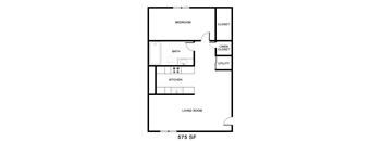1 bedroom 575