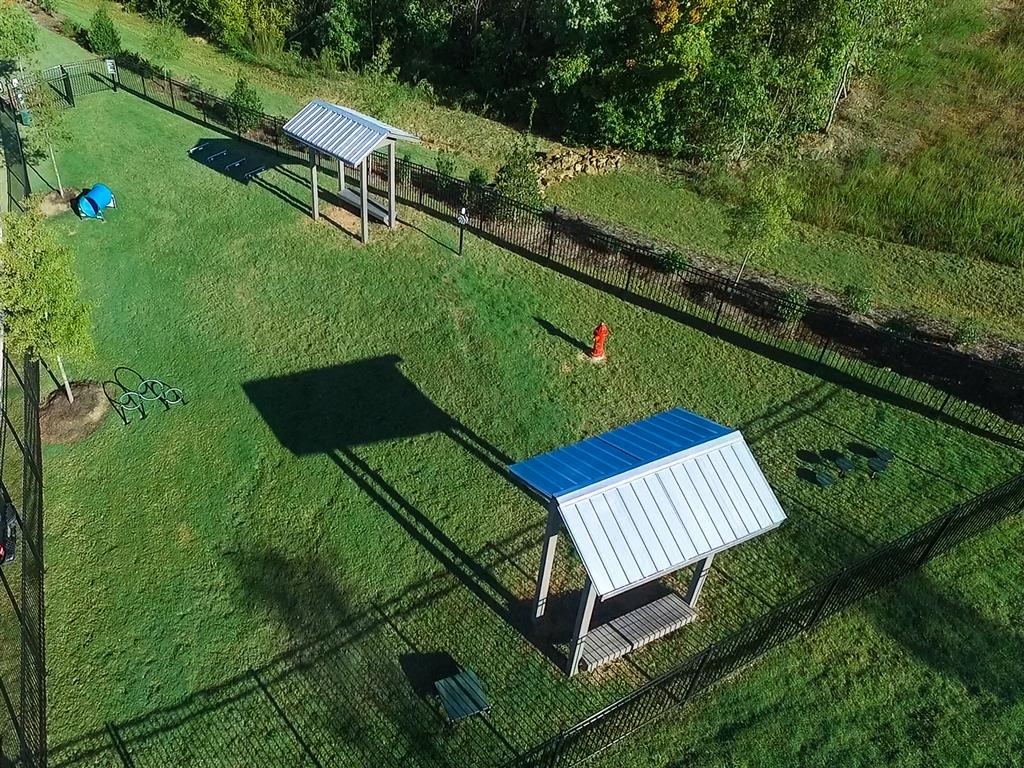 spacious pet park