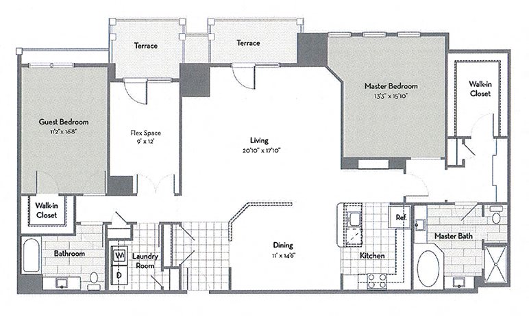 Penthouse C7-M Floor Plan 8