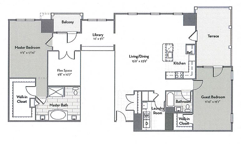 Penthouse C9-M Floor Plan 10