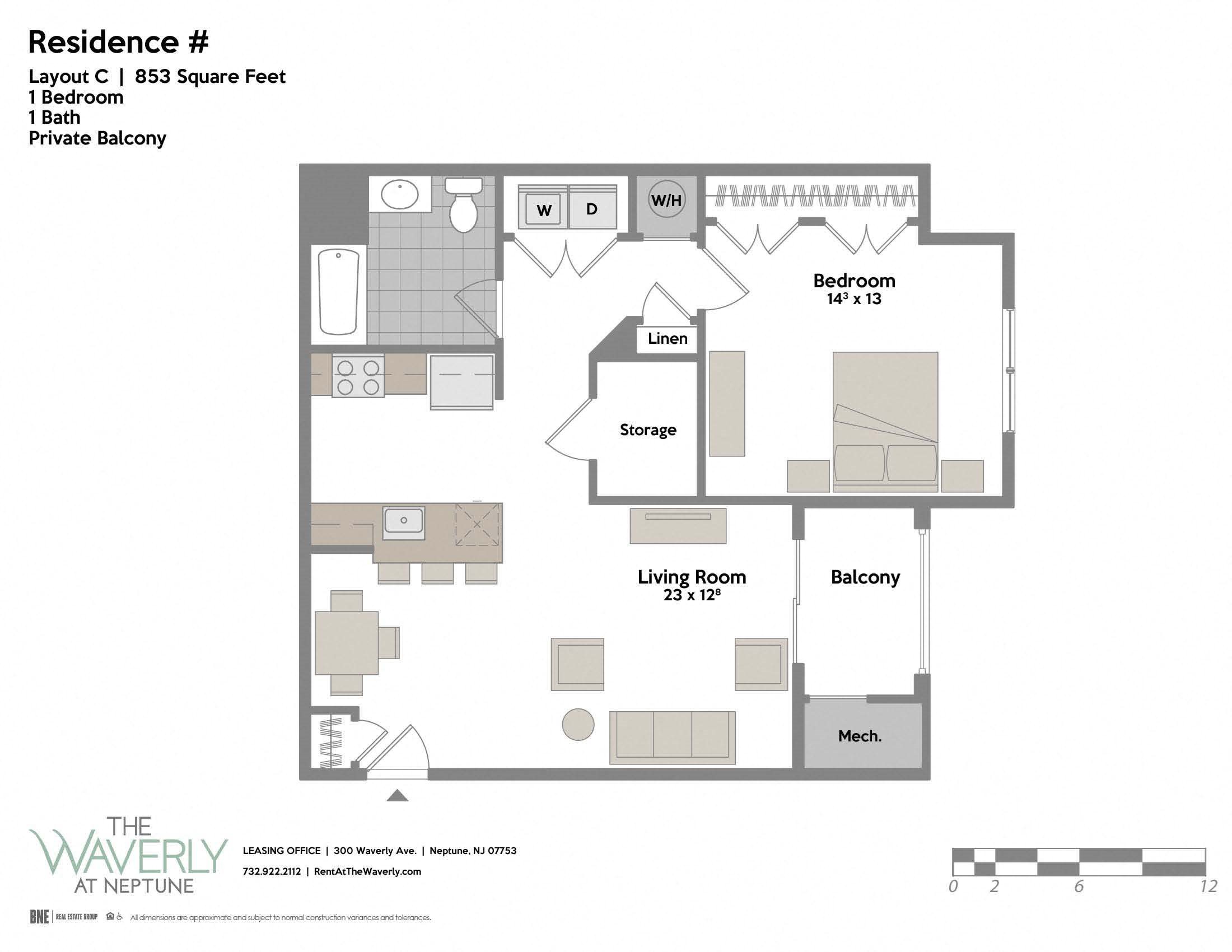 Layout C Floor Plan 3