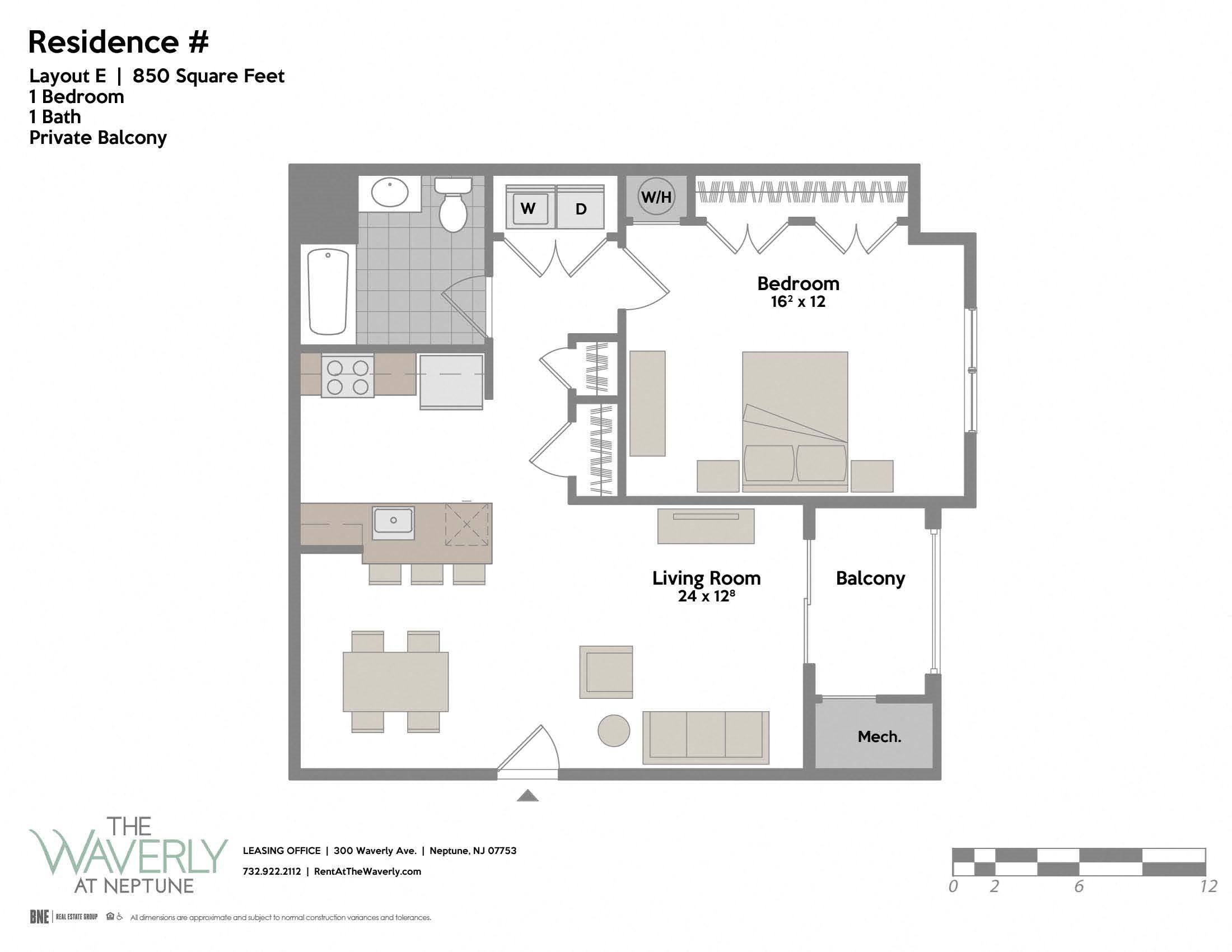 Layout E Floor Plan 4