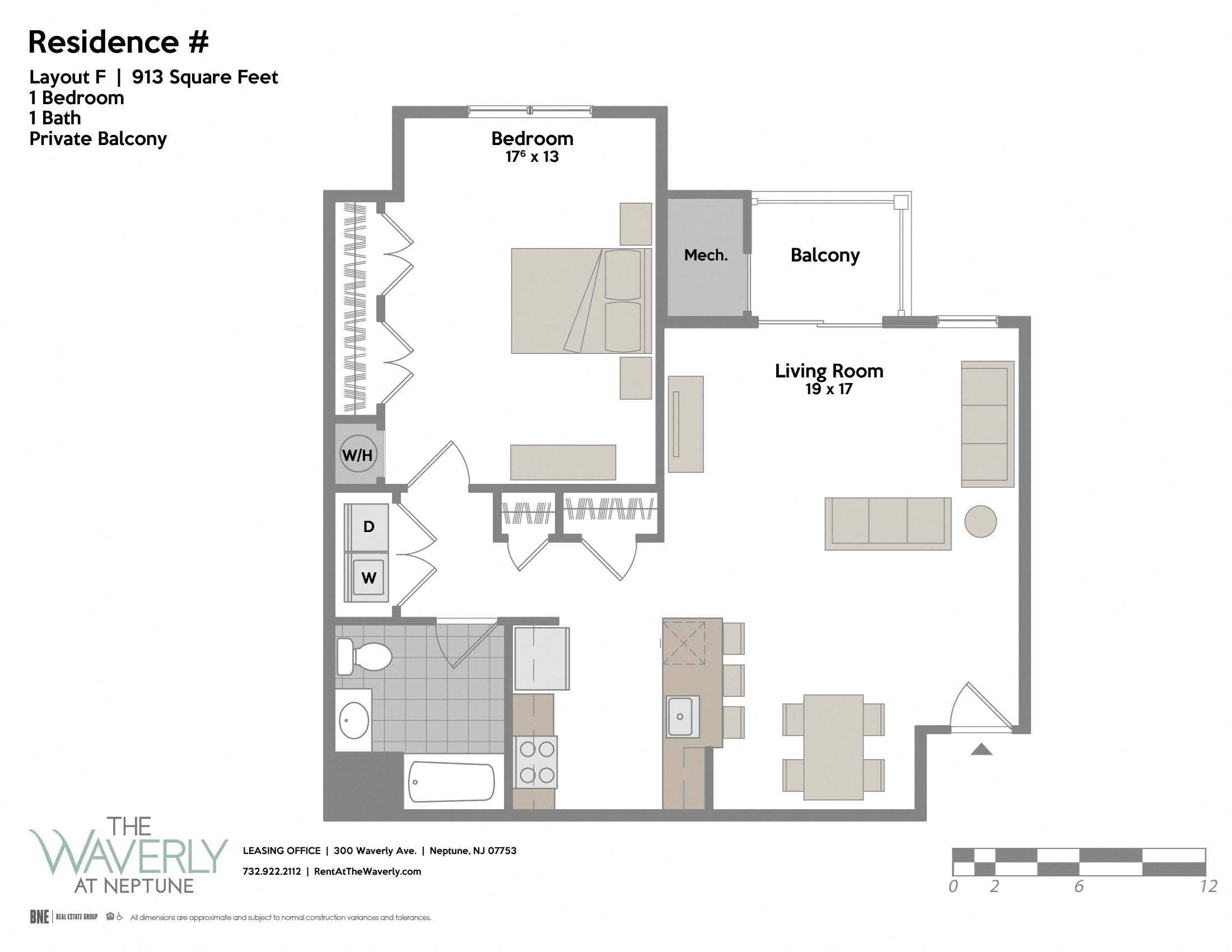 Layout F Floor Plan 5