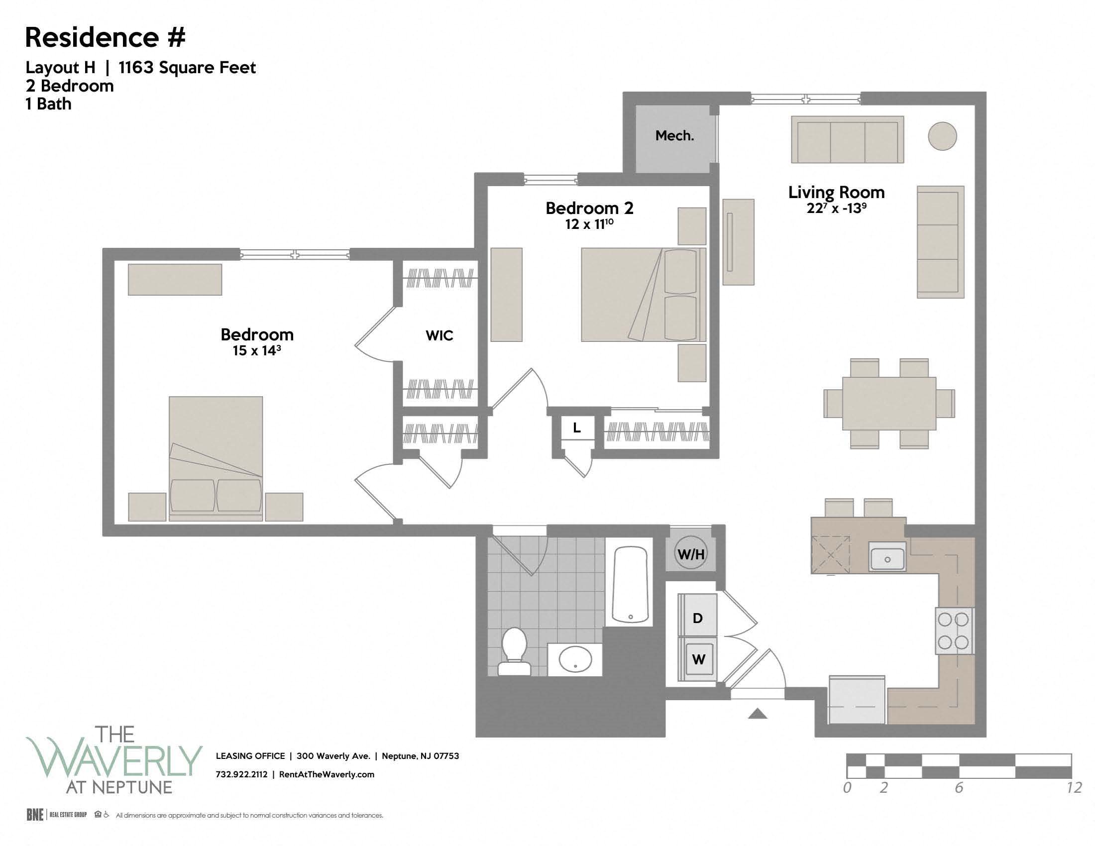 Layout H Floor Plan 6