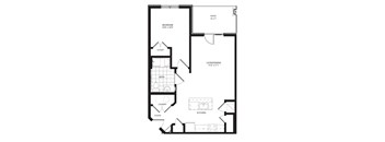 1 Bedroom Floor Plan