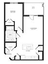 1 Bedroom Floor Plan 1 Bedroom Floor Plan
