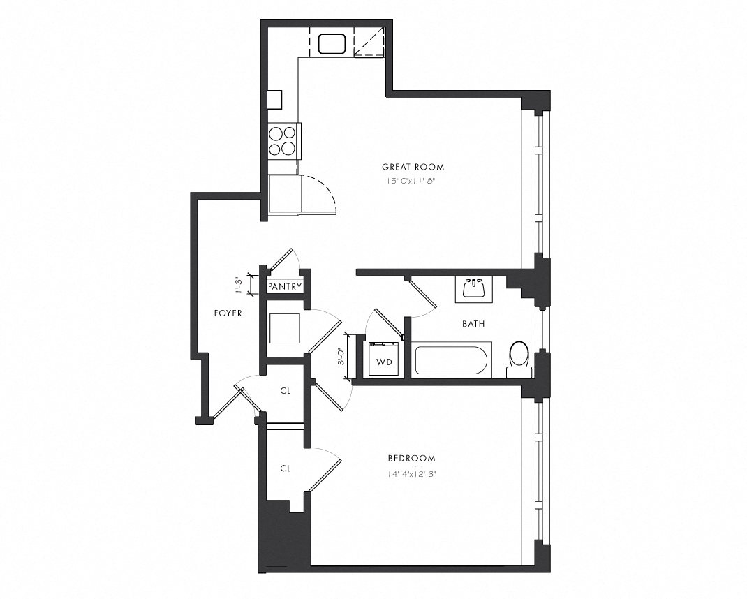1530 Locust Street 1-3 Beds Apartment for Rent - Photo Gallery 17