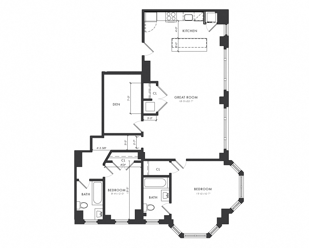 1530 Locust Street 1-3 Beds Apartment for Rent - Photo Gallery 23