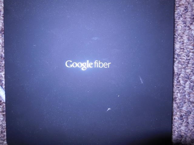 a computer screen with the name google fiber on it