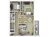 2 Bedroom 1 Bath
