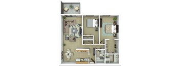 2 Bedroom 2 Bath