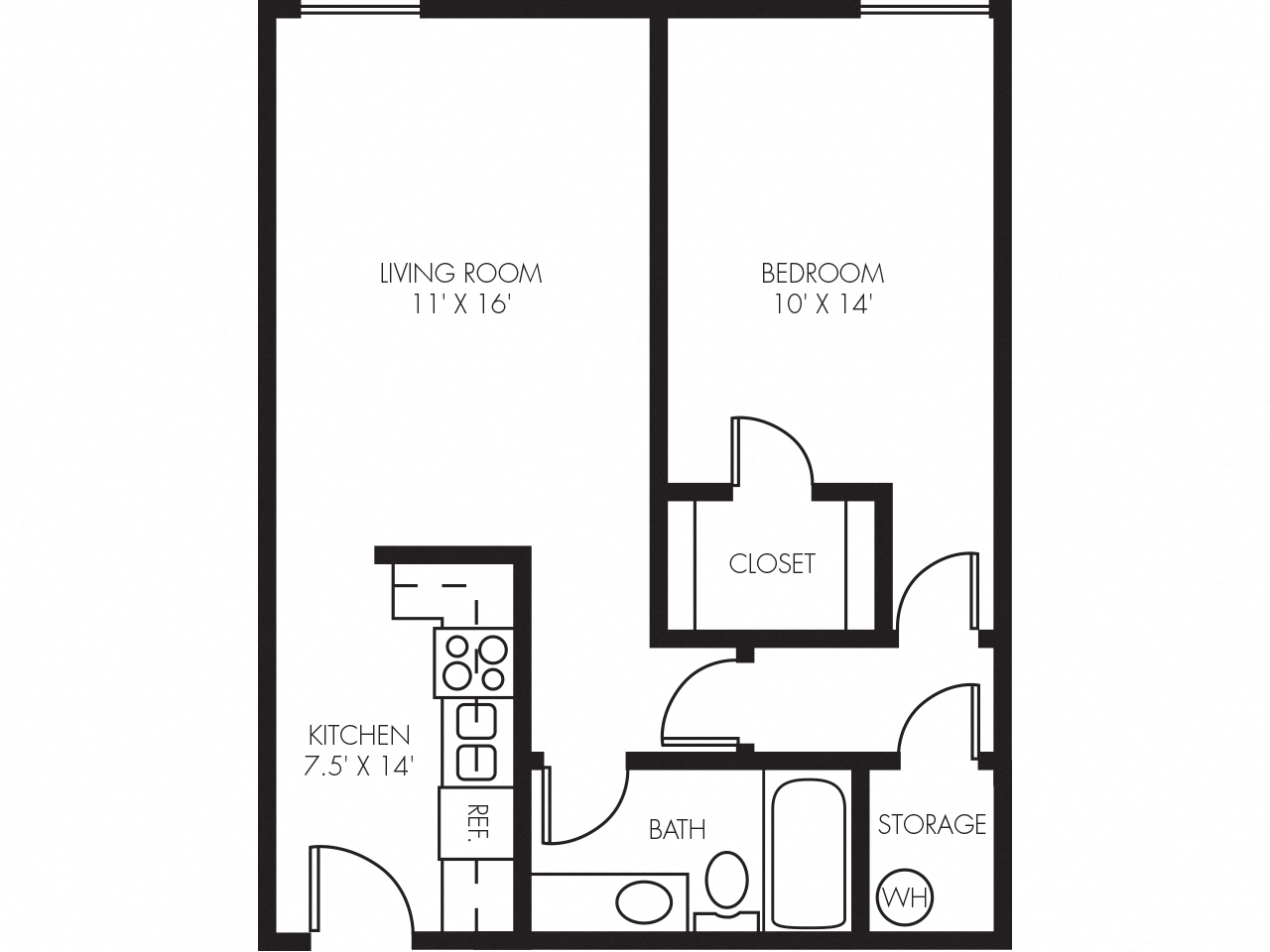 Junior 1 Bedroom