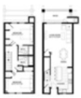 Two Bedroom Townhome C