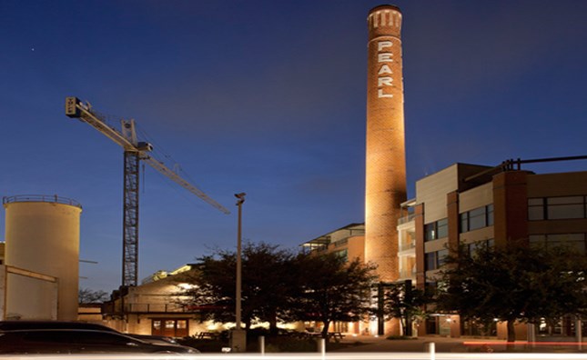 NIght View at The Can Plant Residences at Pearl, San Antonio, TX,78215