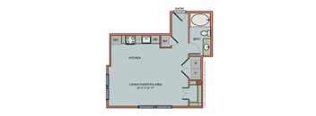 2-S1 Floorplan at The Can Plant Residences at Pearl