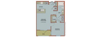 A2.1 Floorplan at The Can Plant Residences at Pearl