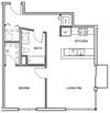 One Bedroom #313 (80%); #415 (80%)