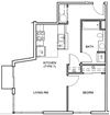 One Bedroom #407 (M); #507 (M); #607 (M)