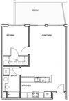 One Bedroom #310 (80%)