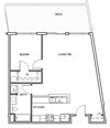 One Bedroom #308 (80%)