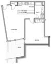 One Bedroom #305 (80%)