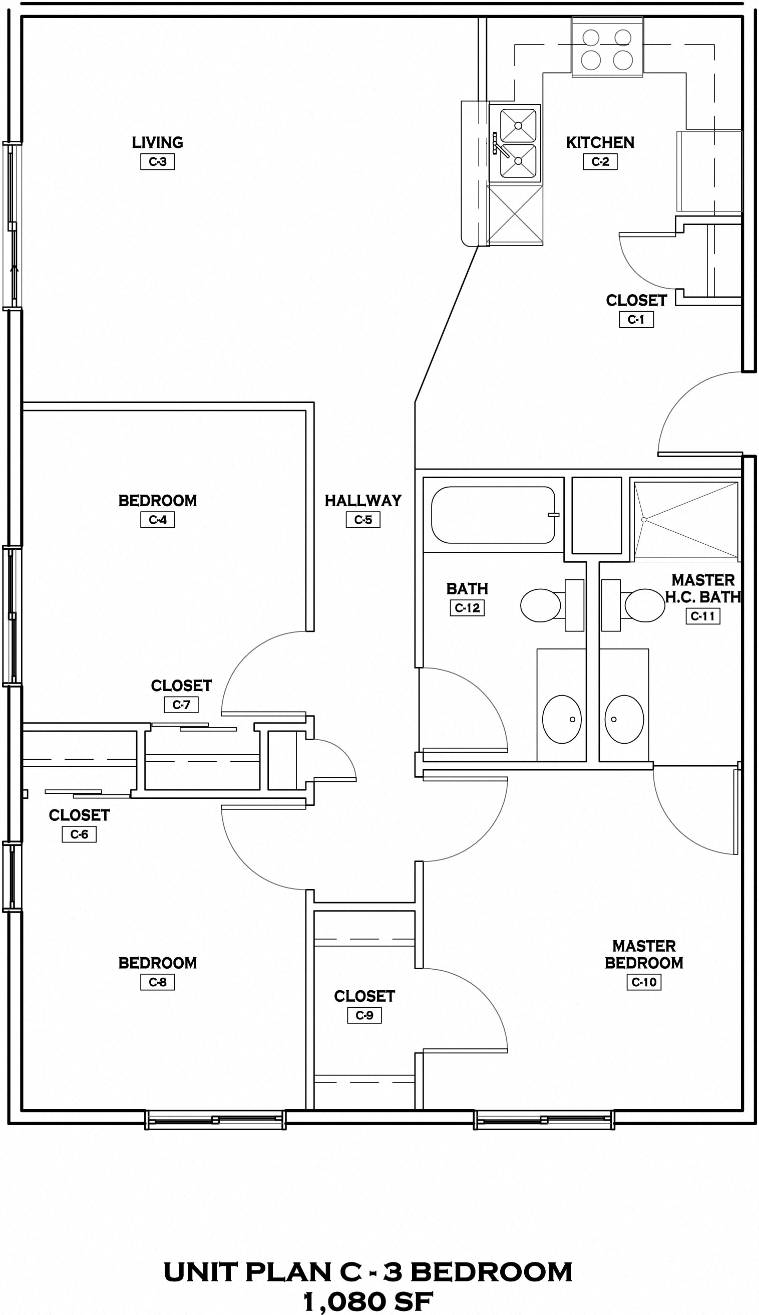 3 Bedroom 2 Bath