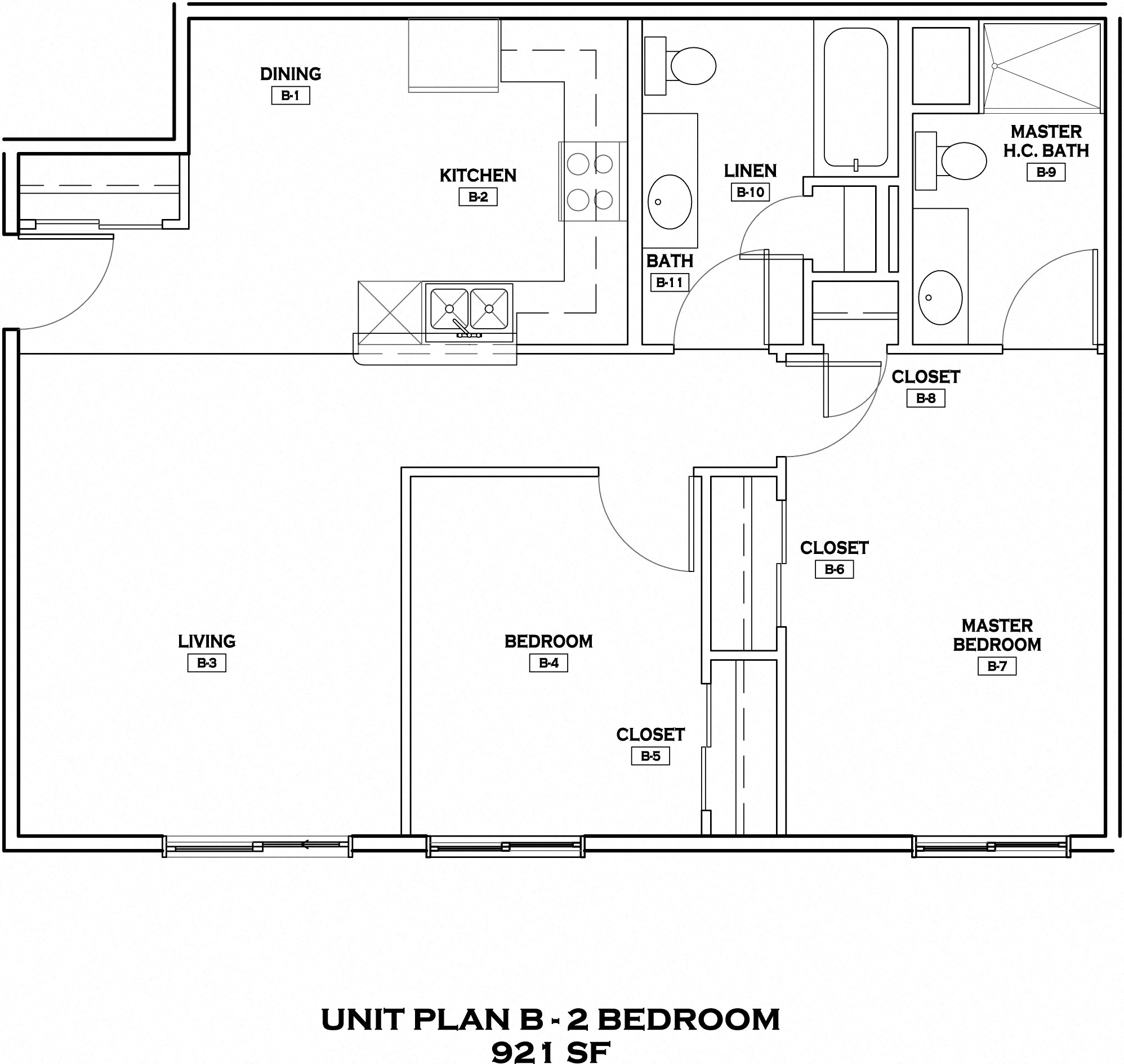 2 Bedroom 2 Bath