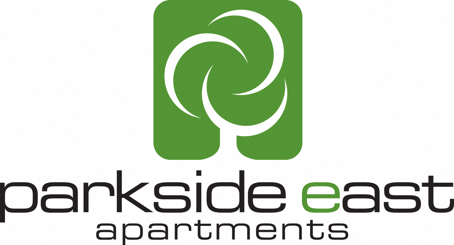 A logo for parkside east apartments is displayed.