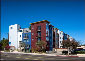 exterior image of building at Legacy Apartments, California, 91325